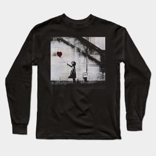 Banksy Girl and Balloon Long Sleeve T-Shirt